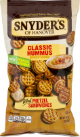 Snyder's of Hanover Filled Pretzel Sandwiches Classic Hummus