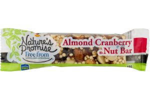 Nature's Promise Free From Almond Cranberry Nut Bar