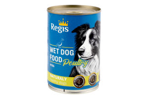 Корм д/дорослих собак з м"ясом птиці 415г ж/б Регіс