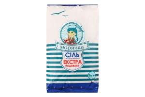 Сіль харчова виварна йодована Екстра Морячка м/у 1кг