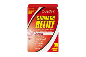 CareOne Stomach Relief Chewables - 30 CT