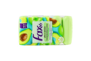Мыло туалетное с экстрактами яблока и авокадо Fax 5x70г