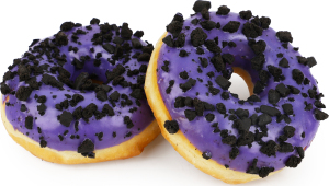 Донат WEDNESDAY з начинкою з бузини 60г