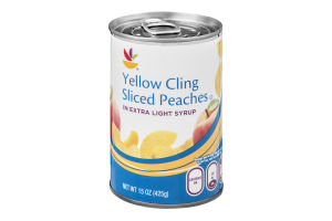 Ahold Yellow Cling Peaches Sliced in Extra Light Syrup