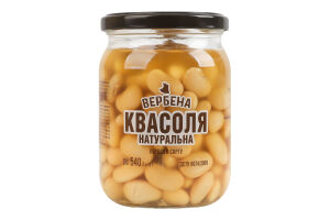 Квасоля натуральна стерилізована Вербена 1с с/б 540г