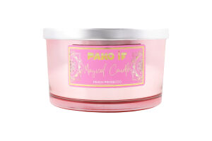 Свічка ароматична Magical candle Peach prosecco парафін скло 450г Пако ІФ