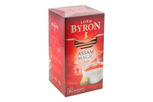 Чай чорний байховий Assam Magic Lord Byron к/у 25х1.8г