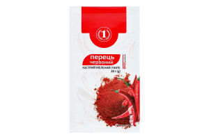 Перец красный стручковый порошкообразный ТМ "1" м/у 20г