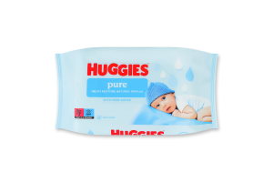 Салфетки влажные для детей Pure Huggies 56шт