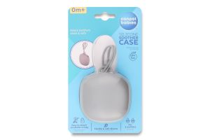 Футляр д/пустушки сірий силіконовий Канпол бейбіс