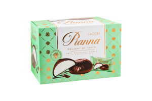 Цукерки Pianna з ароматом пломбіру глазуровані 200г Lagom