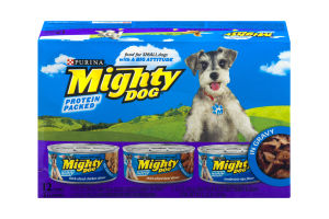 Purina Might Dog Protein Packed Dog Food Variety Pack - 12 PK