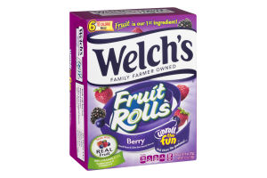 Welch's Fruit Rolls Berry - 6 CT
