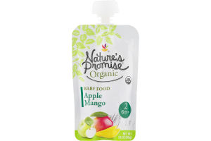 Nature's Promise Organic Baby Food Apple Mango 6m+