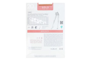 Колготки женские Conte elegant Solo 20den 3 natural