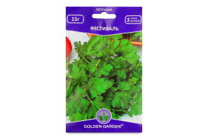 Насіння GoldenGarden ПетрушкаФестиваль лист гігант
