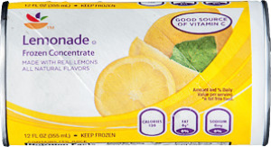 Ahold Frozen Concentrate Lemonade