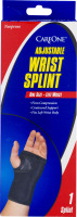 CareOne Adjustable Wrist Splint One Size - Left Wrist