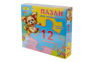 Пазл для детей 1-3років 30х42см Maxi Київська Фабрика Іграшок 12ел