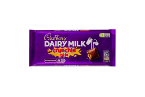 Шоколад молочний Cadbury з хрусткою карамеллю
