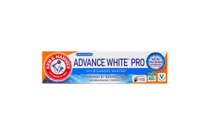 Паста зубная отбеливающая с пищевой содой Advance White Pro Arm&Hammer 75мл