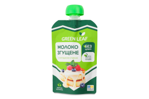 Молоко згущене з солодкою стевією Green Leaf д/п 90г