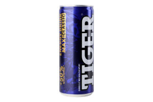 Напій енергетичний Tiger Max Classic б/алк газов