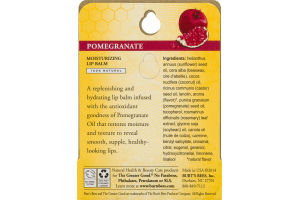 Burt's Bees 100% Natural Moisturizing Lip Balm, Pomegranate, 1 Tube in Blister Box