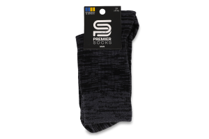 Шкарпетки чоловічі напіввовна стопа клітинка р.29 Premier Socks