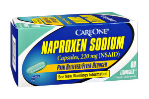 CareOne Naproxen Sodium Pain Reliever/Fever Reducer Liquidgels Capsules - 80 CT