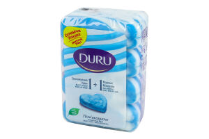Мило туалетне з морськими мінералами та зволожуючим кремом 1+1 Duru 4х80г