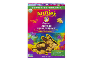 Annie's Homegrown Organic Friends Bunny Grahams Honey, Chocolate and Chocolate Chip
