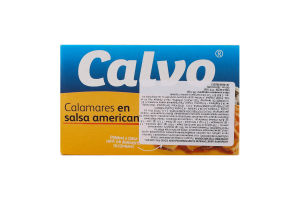 Кальмары кусочками в американском соусе Calvo к/у 115г