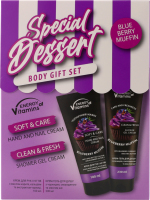 Набір подарунковий Blueberry Muffin Крем д/рук та нігтів 100мл+Крем-гель д/душу 230мл Energy of Vitamins