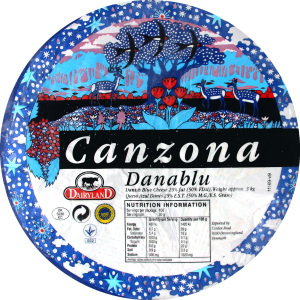 Сир 50% блакитний Danablu Canzona кг