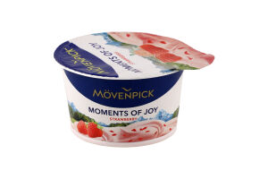 Йогурт 5% Strawberry Moments of joy Movenpick ст 100г