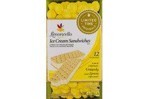 Ahold Ice Cream Sandwiches Limoncello - 12 CT