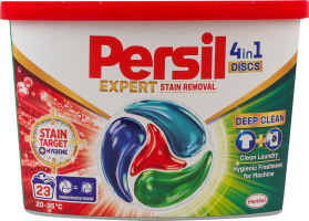 Средство моющее для стирки Expert Stain Removal 4in1 Discs Deep Clean Persil 23х17г