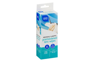 Smart Sense Premoistened Lens Wipes - 30 CT