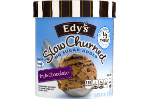 Edy's Slow Churned Ice Cream Triple Chocolate