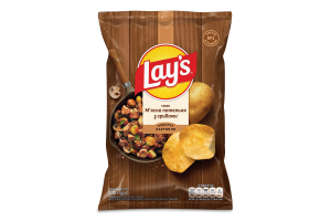 Чипси картопляні М'ясна пательня з грибами Lay's м/у 120г