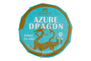 Чай пуер зелений китайський №817 Azure dragon Teahouse м/у 100г