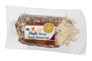 Ahold Maple Pecan Goat Cheese Log