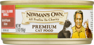 Newman's Own Chicken & Salmon Formula Premium Cat Food