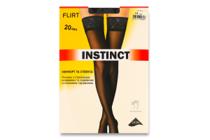 Панчохи жіночі Instinct Flirt 20den 1/2 nero