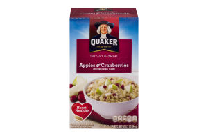 Quaker Instant Oatmeal Apples & Cranberries - 8 CT