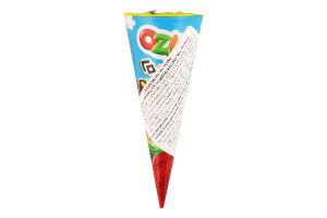 Рожок вафельный с какао и шоколадно-банановой начинкой Banana Cornet Ozmo м/у 25г