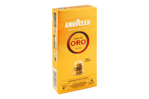 Кава натуральна смажена мелена в капсулах Qualita Oro Lavazza к/у 55г
