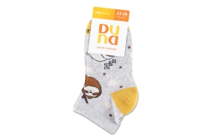 Шкарпетки дитячі Duna 4078 св.сірий меланж р.16-18