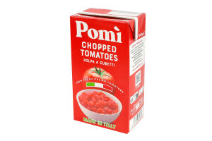 Томаты нарезанные кубиками пастеризованные Pomi т/п 1кг